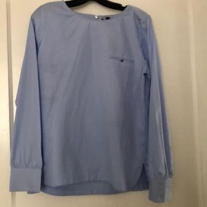 Blue J Crew blouse